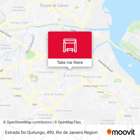 Estrada Do Quitungo, 490 map