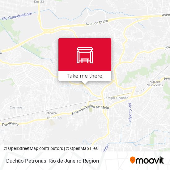 Duchão Petronas map