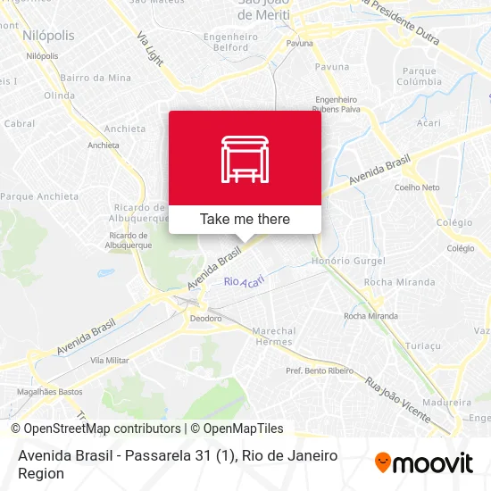 Avenida Brasil - Passarela 31 map