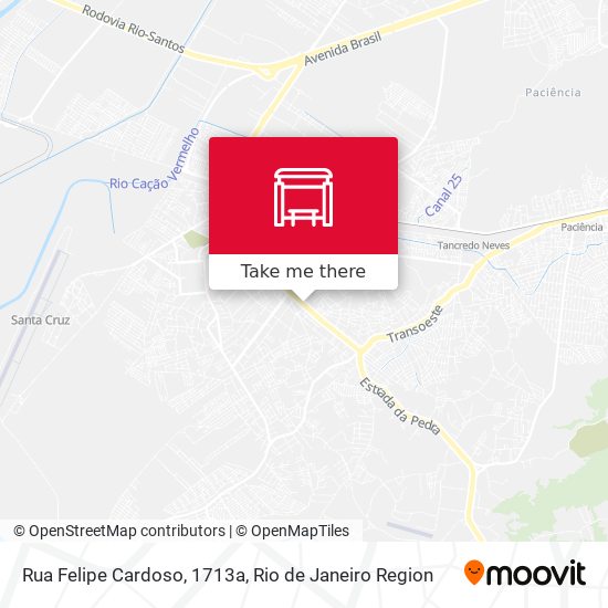 Rua Felipe Cardoso, 1713a map