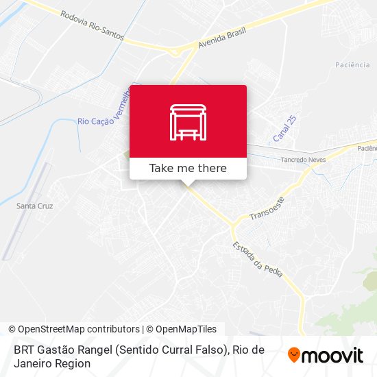 BRT Gastão Rangel (Sentido Curral Falso) map