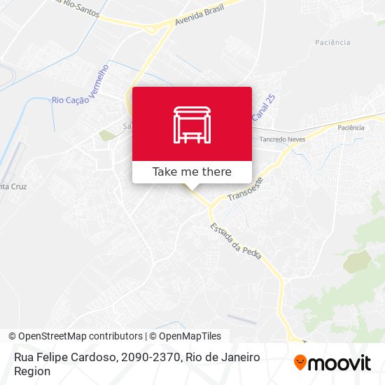 Mapa Rua Felipe Cardoso, 2090-2370