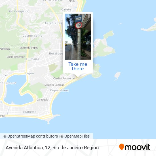 Avenida Atlântica, 12 map