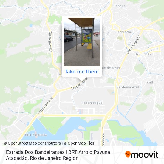 Estrada Dos Bandeirantes | BRT Arroio Pavuna | Atacadão map