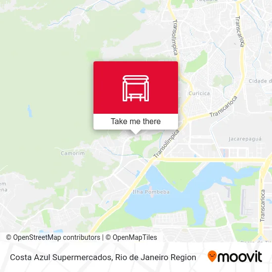 Costa Azul Supermercados map