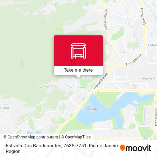 Estrada Dos Bandeirantes, 7635-7751 map
