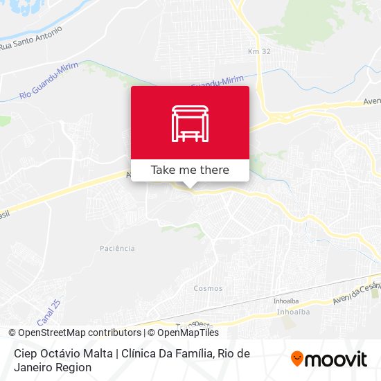 Ciep Octávio Malta | Clínica Da Família map