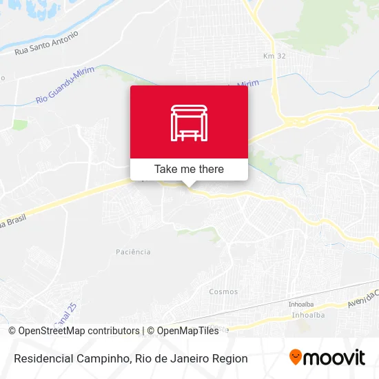 Residencial Campinho map