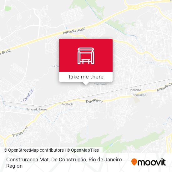 Construracca Mat. De Construção map