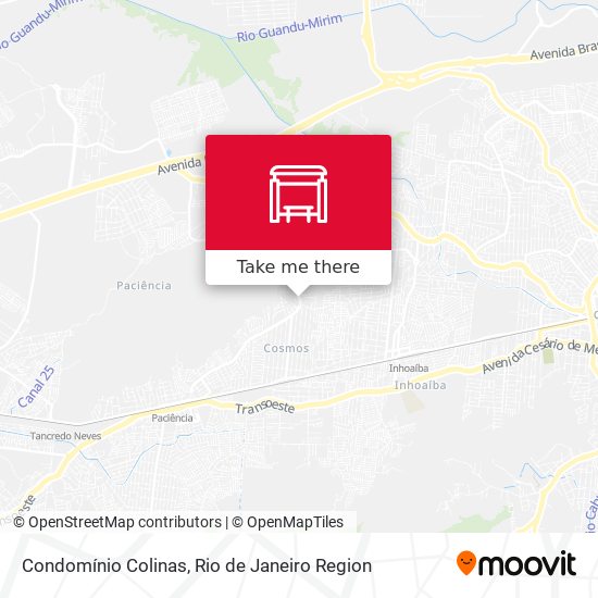 Condomínio Colinas map