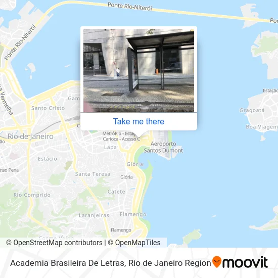 Academia Brasileira De Letras map