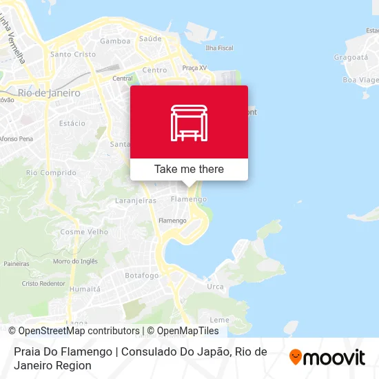 Praia Do Flamengo | Consulado Do Japão map