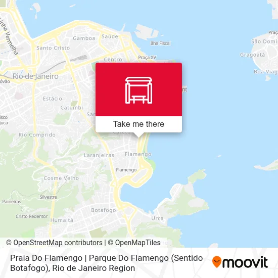 Praia Do Flamengo | Parque Do Flamengo (Sentido Botafogo) map