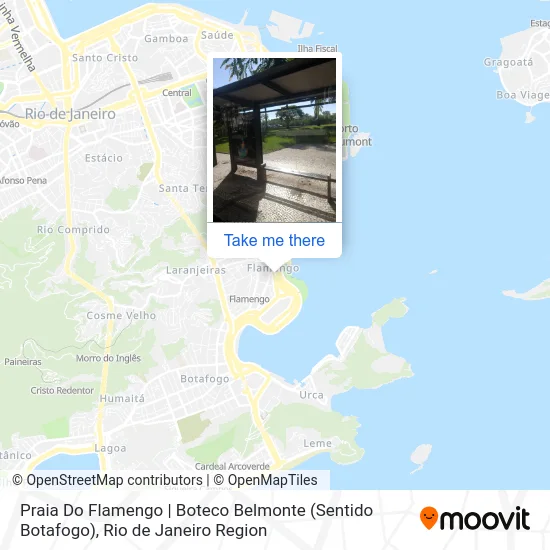 Praia Do Flamengo | Boteco Belmonte (Sentido Botafogo) map