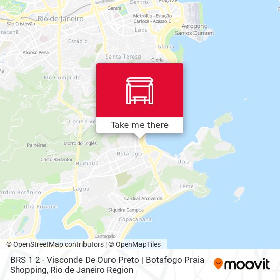 BRS 1 2 - Visconde De Ouro Preto | Botafogo Praia Shopping map