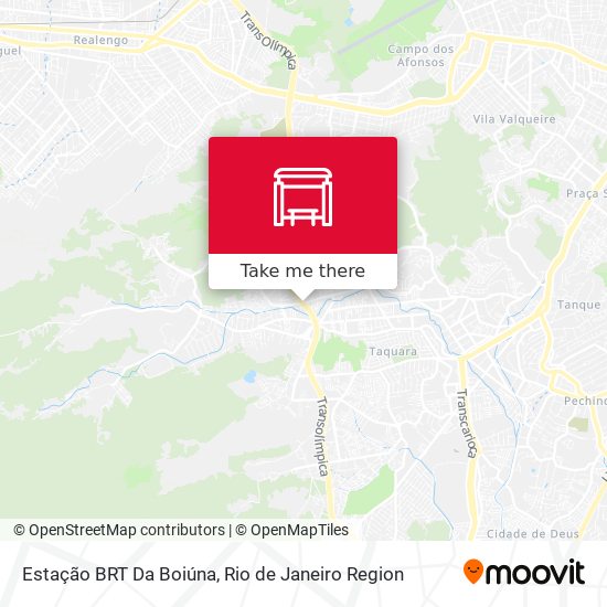 Estação BRT Da Boiúna map