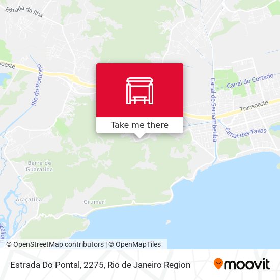 Mapa Estrada Do Pontal, 2275