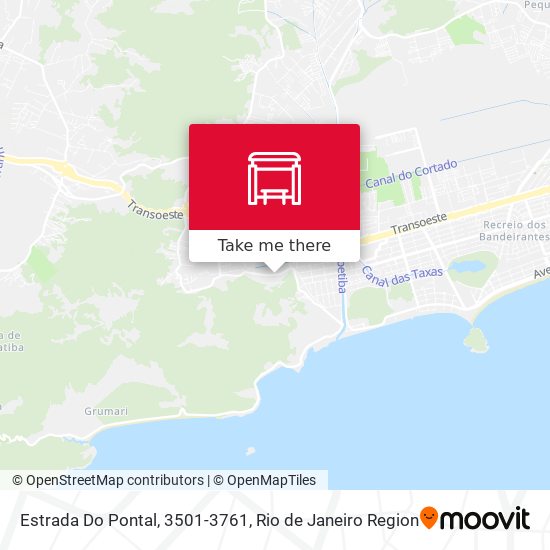 Estrada Do Pontal, 3501-3761 map