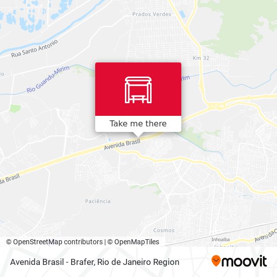 Avenida Brasil - Brafer map