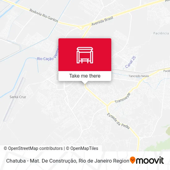 Chatuba - Mat. De Construção map