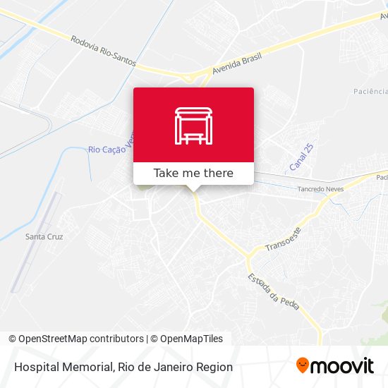 Hospital Memorial map