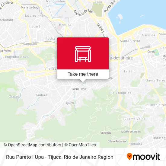 Rua Pareto | Upa - Tijuca map