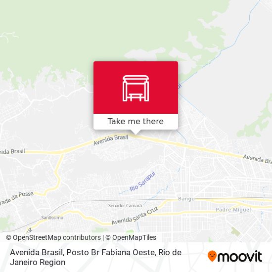 Avenida Brasil, Posto Br Fabiana Oeste map