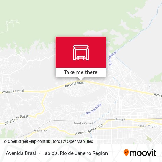 Avenida Brasil - Habib's map