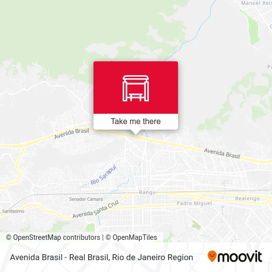 Avenida Brasil - Real Brasil map