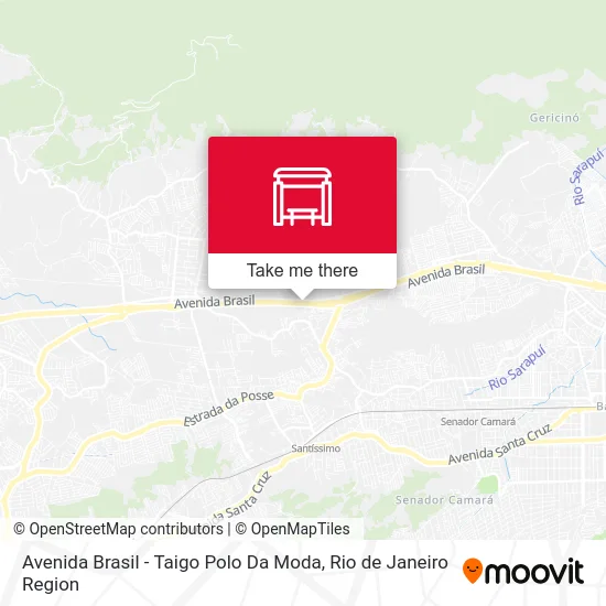 Avenida Brasil - Taigo Polo Da Moda map