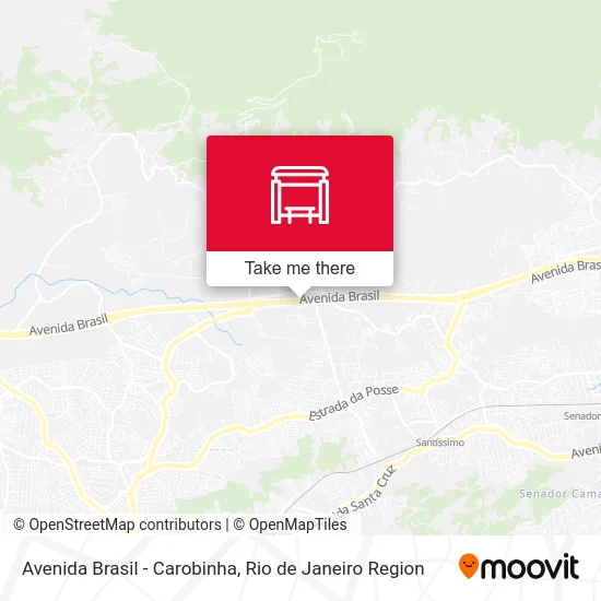 Avenida Brasil - Carobinha map