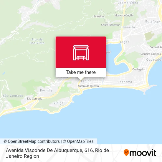 Avenida Visconde De Albuquerque, 616 map