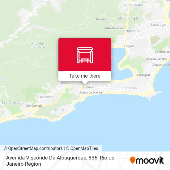 Avenida Visconde De Albuquerque, 836 map