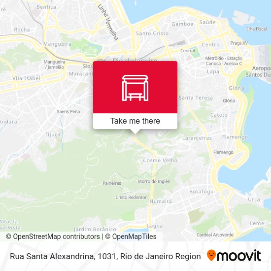 Rua Santa Alexandrina, 1031 map