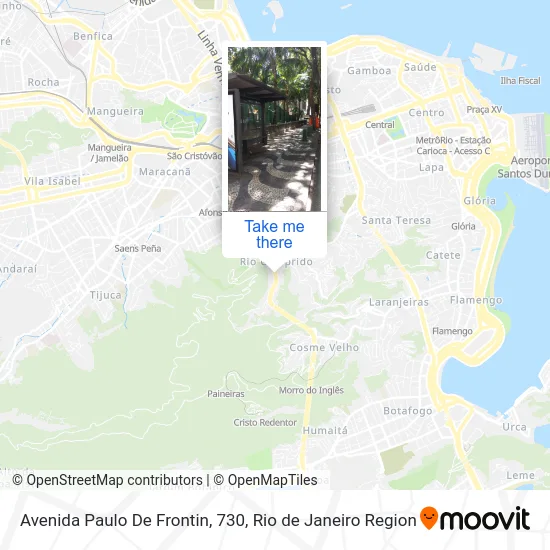 Avenida Paulo De Frontin, 730 map
