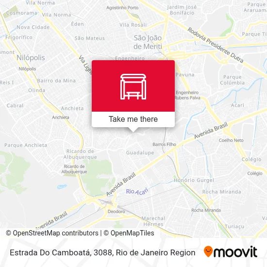 Estrada Do Camboatá, 3088 map