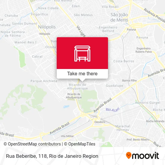 Rua Beberibe, 118 map