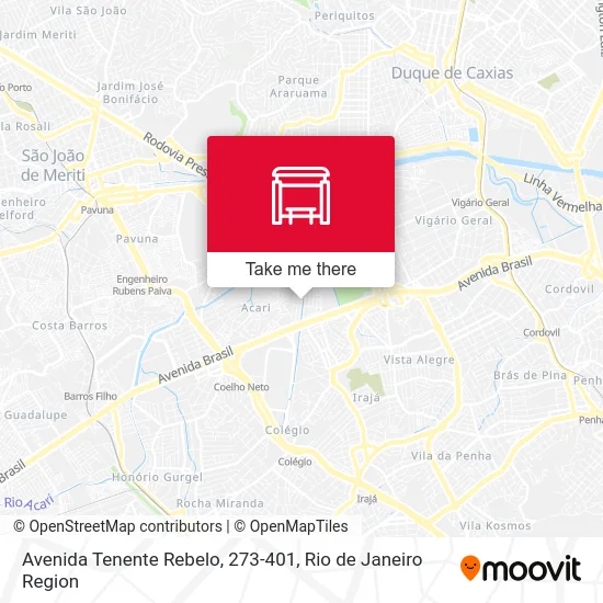 Avenida Tenente Rebelo, 273-401 map