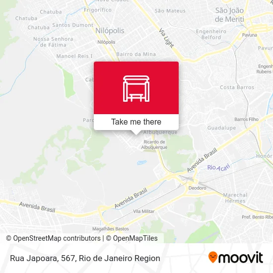 Rua Japoara, 567 map