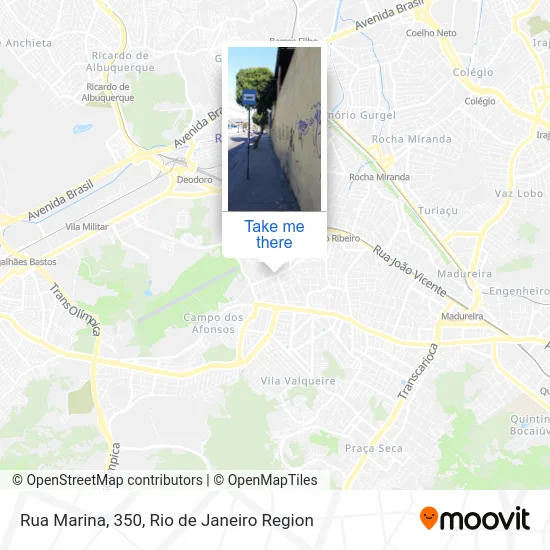 Rua Marina, 350 map