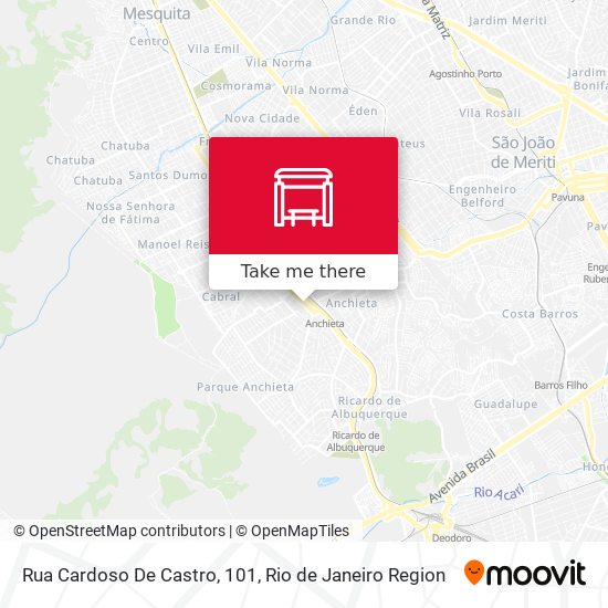Mapa Rua Cardoso De Castro, 101