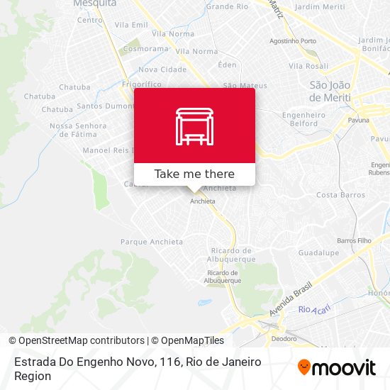 Estrada Do Engenho Novo, 116 map