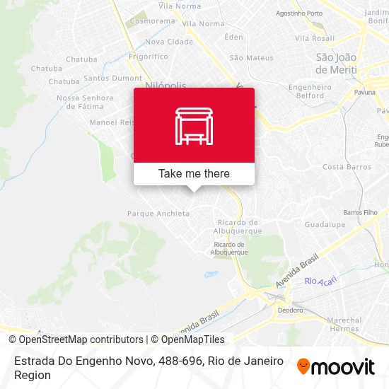 Estrada Do Engenho Novo, 488-696 map