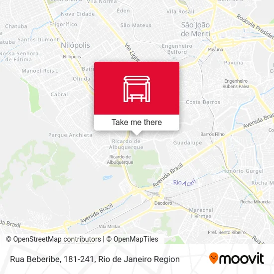 Rua Beberibe, 181-241 map