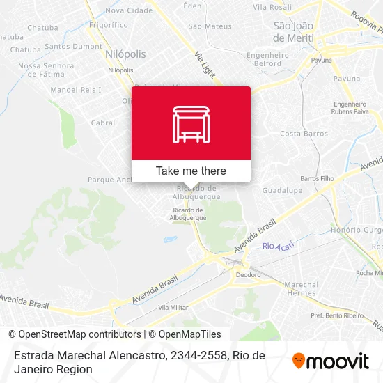 Estrada Marechal Alencastro, 2344-2558 map