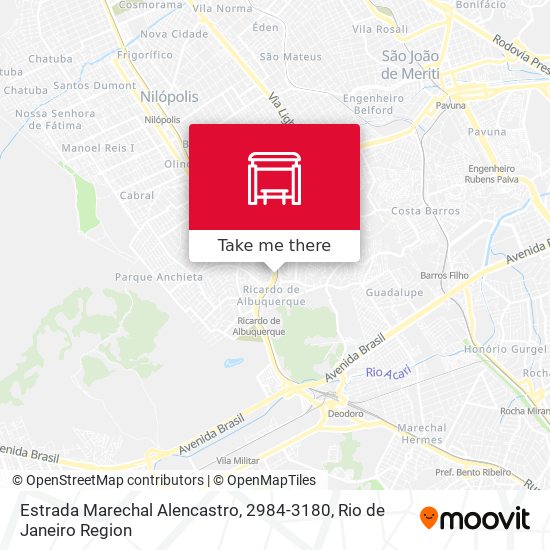 Estrada Marechal Alencastro, 2984-3180 map