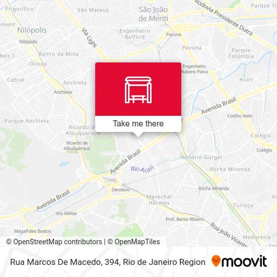 Rua Marcos De Macedo, 394 map