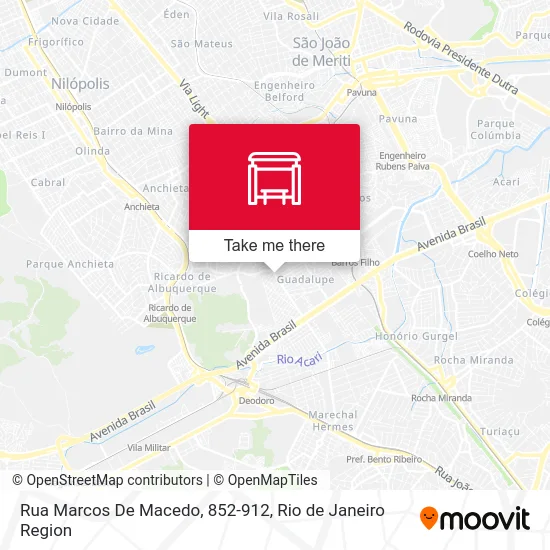 Rua Marcos De Macedo, 852-912 map