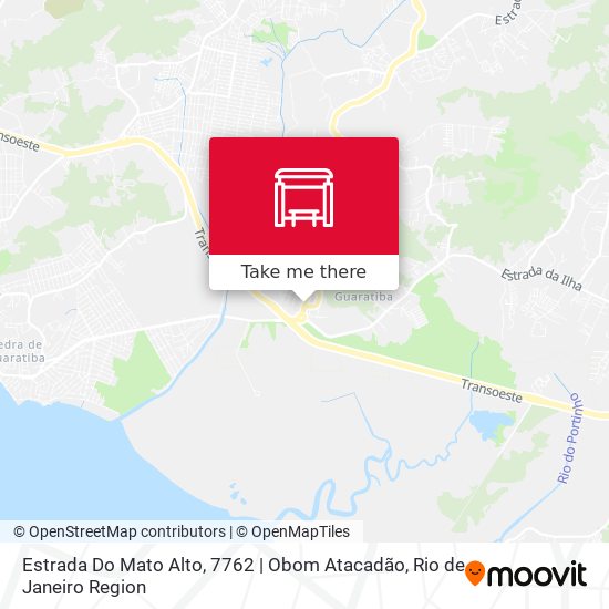 Estrada Do Mato Alto, 7762 | Obom Atacadão map