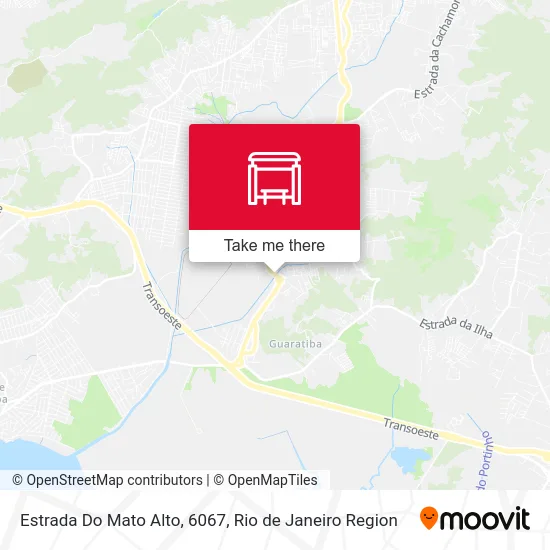 Estrada Do Mato Alto, 6067 map